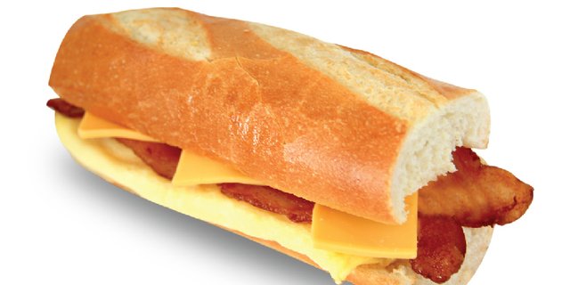 Bacon, Egg & Cheese Baguette