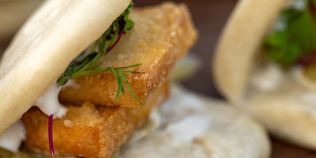 Agedashi Tofu Steamed Buns