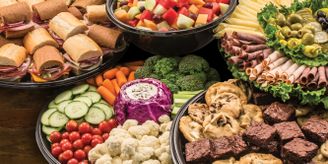 Catered food