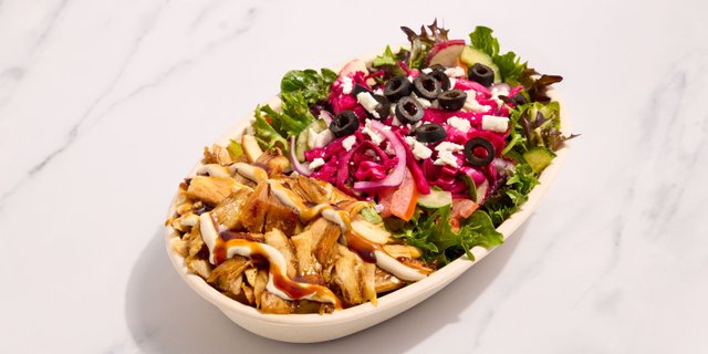 Chicken Shawarma Salad Bowl