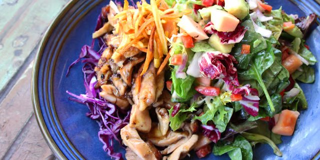 Jerked Chicken Chopped Salad