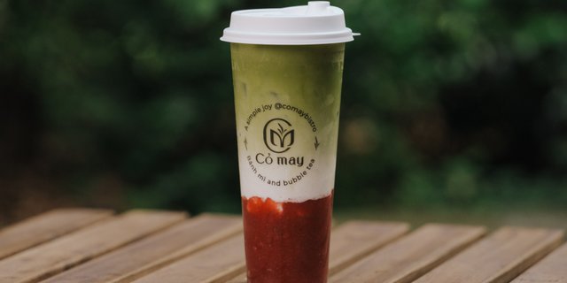 Strawberry Matcha (Cold)