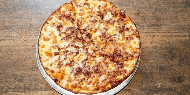 Baconsaurus Pizza
