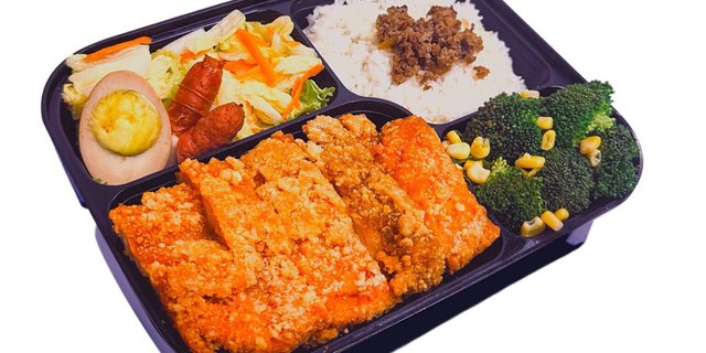 Original Taste Chicken Cutlet Rice Plate