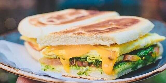 Chimichurri Eggs Sandwich