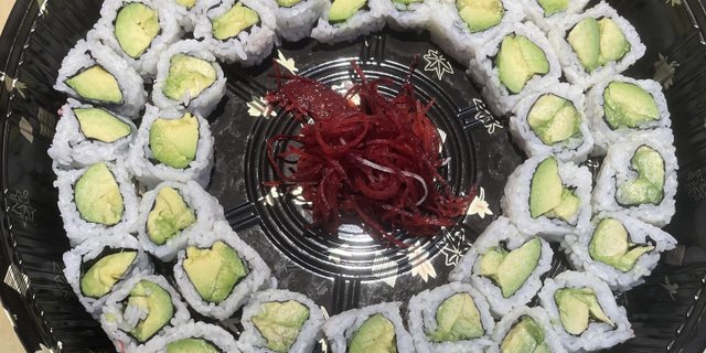 Avocado Roll Platter