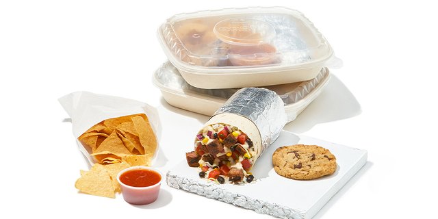 Queso Burrito Box Lunch