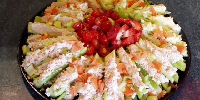 Stuffed Celery Platter