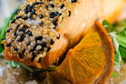 Individual Sesame Seared Salmon