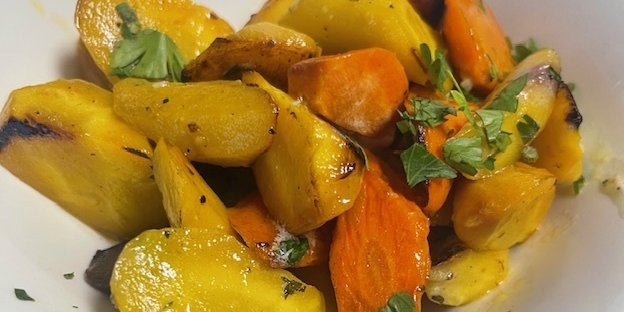 Roasted Heirloom Carrots