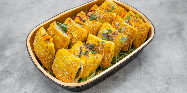 Spinach Bourekas Tray
