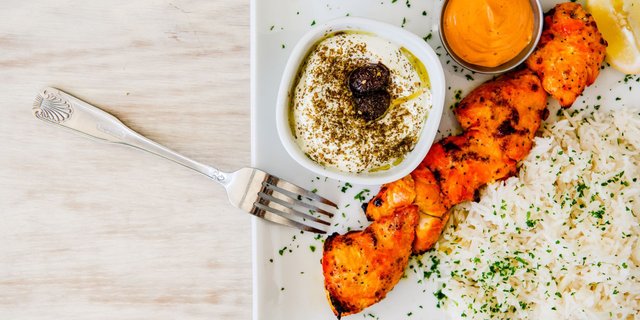 White Meat Chicken Kabob
