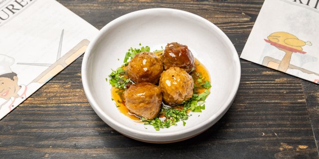 Sticky Sweet & Sour Meatballs