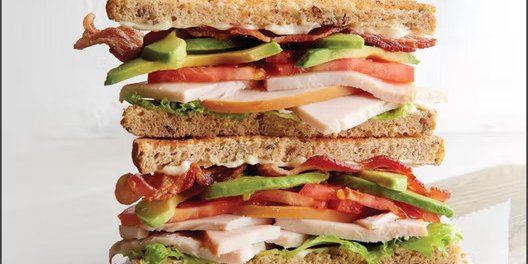 Uptown Turkey-Avocado Sandwich Lunch Box w/ Salad & Chips