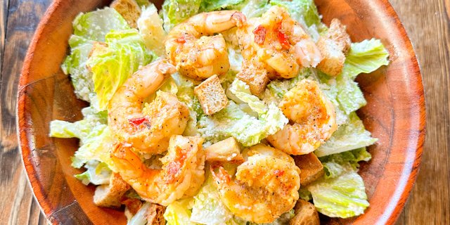 Individual Shrimp Caesar Salad
