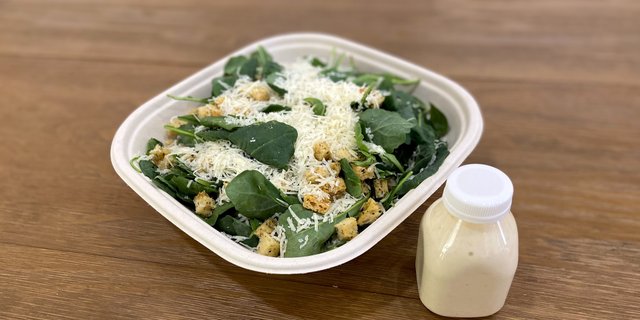 Baby Kale Caesar Salad