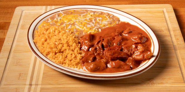 Beef Chile Colorado Plate