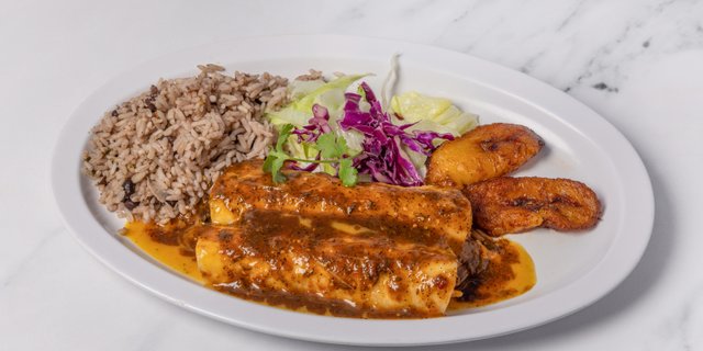 Jerk Chicken Enchiladas