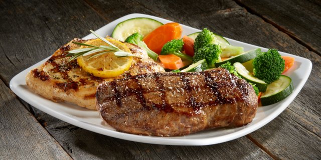 Steak & Italian Herb Chicken