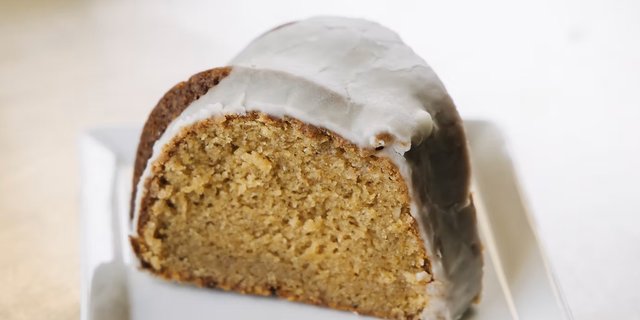Southern Sweet Potato Pound Cake Slice