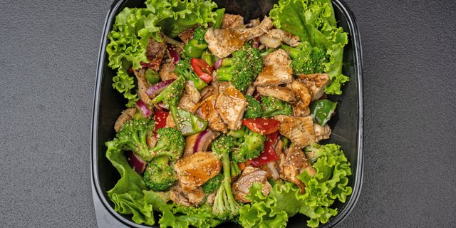 Teriyaki Grilled Chicken & Broccoli &6.25