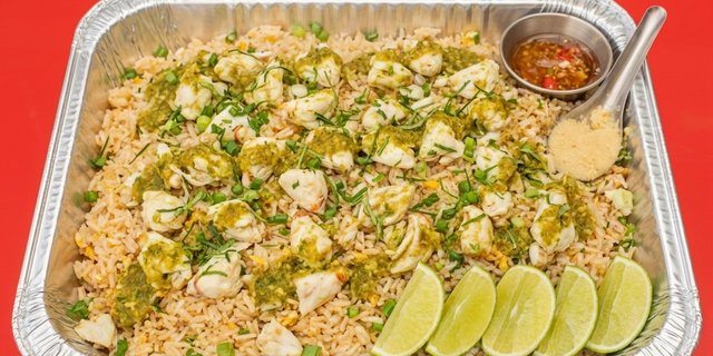 Crab Fried Rice w/ Yuzu Miso Butter