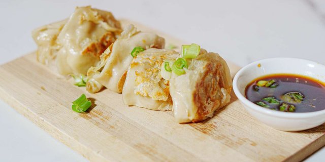 Pan-Seared Chicken Dumplings