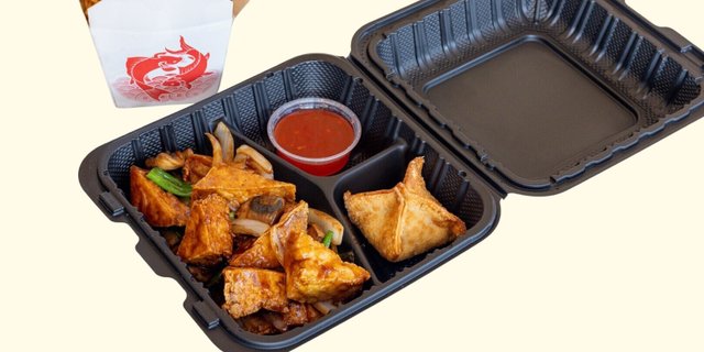 Mongolian Tofu Tso Lunch Box
