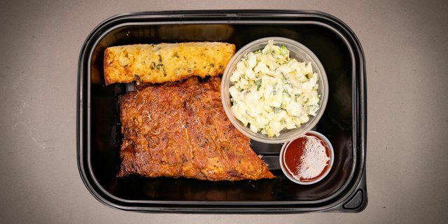 BBQ Ribs Boxed Meal