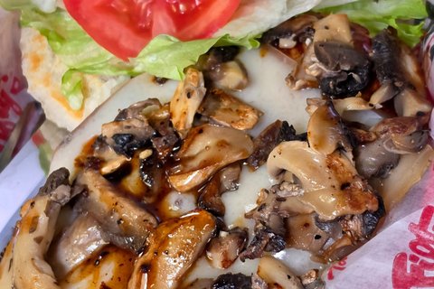 Mushroom Swiss Chicken Cheesesteak