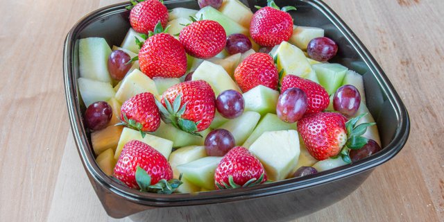 Bowl of Freshly-Cut Fruit