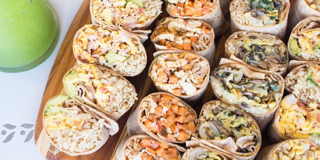 Large Breakfast Wrap Platter