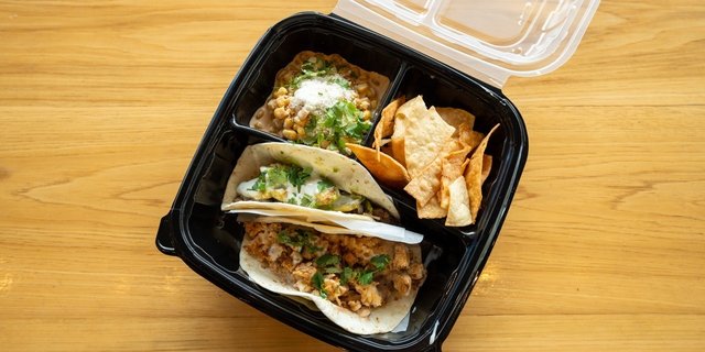 Vegetarian Taco Boxed Lunch