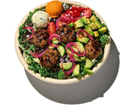 Spicy Lamb + Avocado Bowl