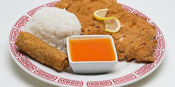 Individual Lemon Chicken Plate