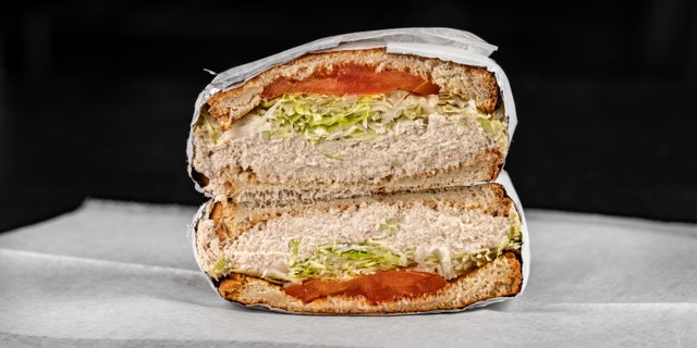 Tuna on a Toast Sandwich Platter