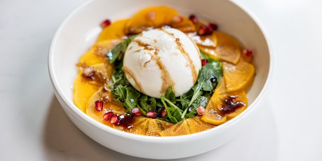 Burrata & Seasonal Fruit Salad