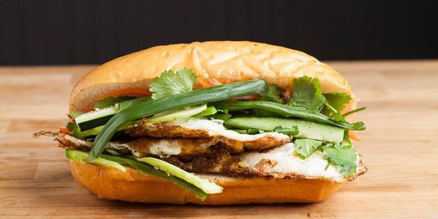 Breakfast Banh Mi Sandwich