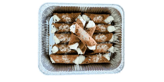Small Mini-Cannoli Tray (Serves 20)