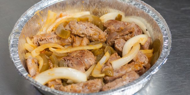 Sausage, Peppers & Onions Tray
