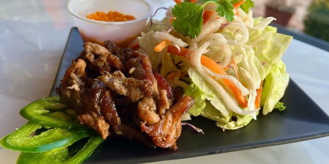 Grilled Pork Salad
