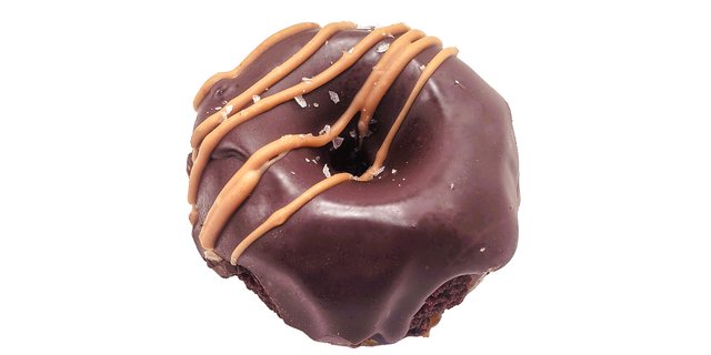 Chocolate Salted Caramel Mini Donut