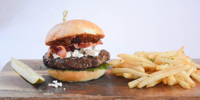 The Prosciutto Fig Burger