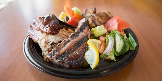Rotisserie Chicken & Grilled Salmon