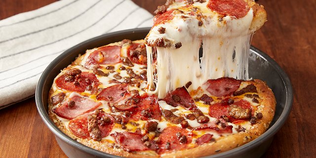 High Five-Meat Pizza