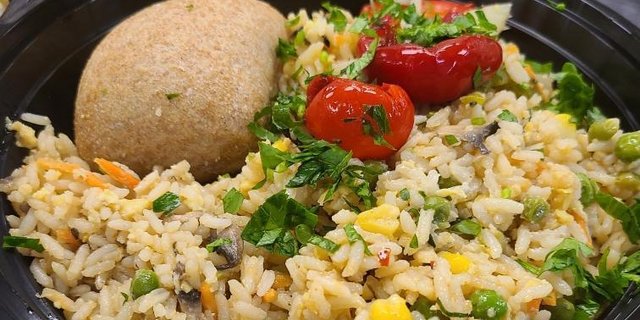 Asian Vegetable Fried Rice Bowl