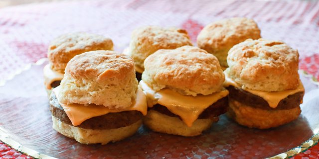Sausage Biscuit Sandwiches