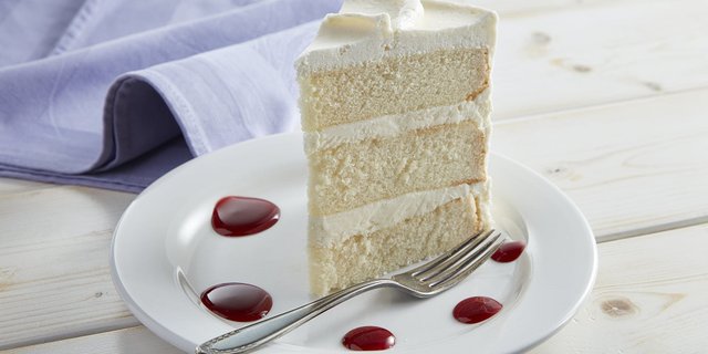 French Vanilla Cake Slice