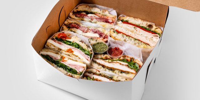 Italian Focaccia Sandwiches