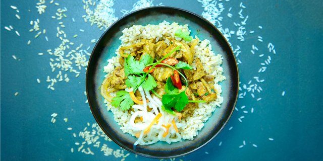 Curry Chicken Rice Bowl